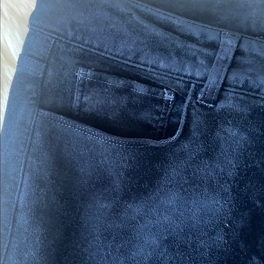 New PAIGE Derp Navy  Flare Women's Pants Jeans - Picture 11 of 15